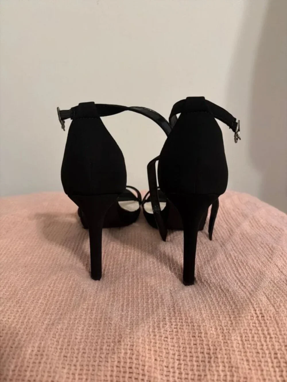 Black stiletto heels